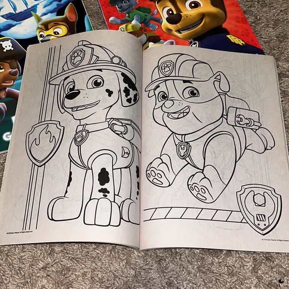 2 Paw Patrol Coloring Books * 2 EUC PreOwned Kids Coloring Books - Picture 3 of 10